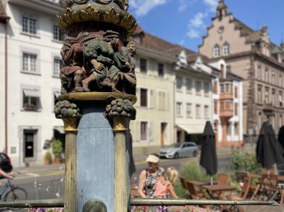 Basel is a city of fountains.
