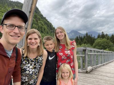 Tree-top hike at Ziegelwies Füssen Forest Center.
