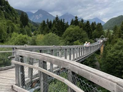 Tree-top hike at Ziegelwies Füssen Forest Center.