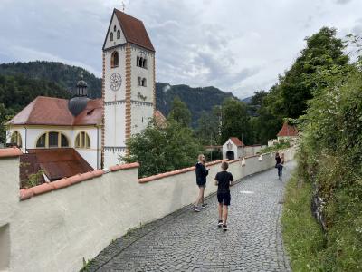 At Hohes Schloss (High Castle) Füssen.