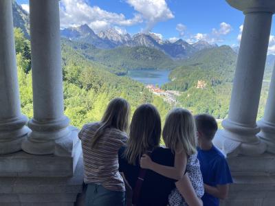 View from Schloss Neuschwanstein.