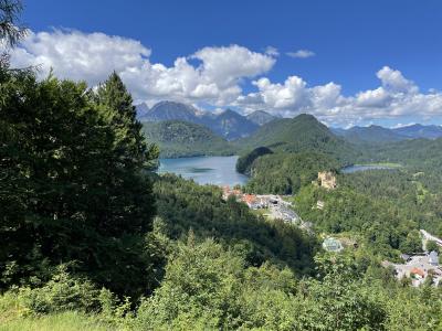 View from near Schloss Neuschwanstein.